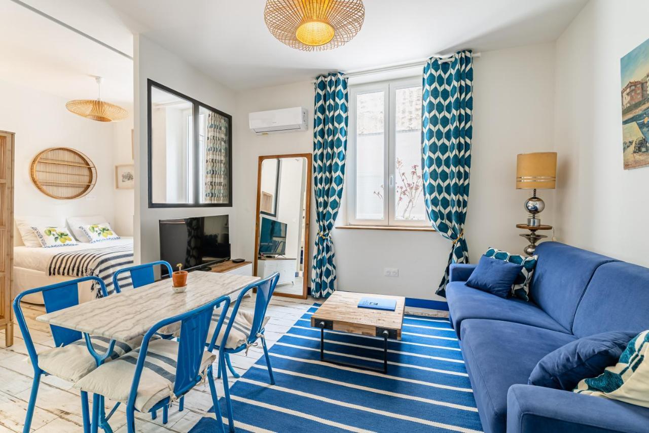 Studio Bleu 29M2, 120M Vieux-Port , Clim ,Wifi, Acces Autonome Avec Code Μασσαλία Εξωτερικό φωτογραφία