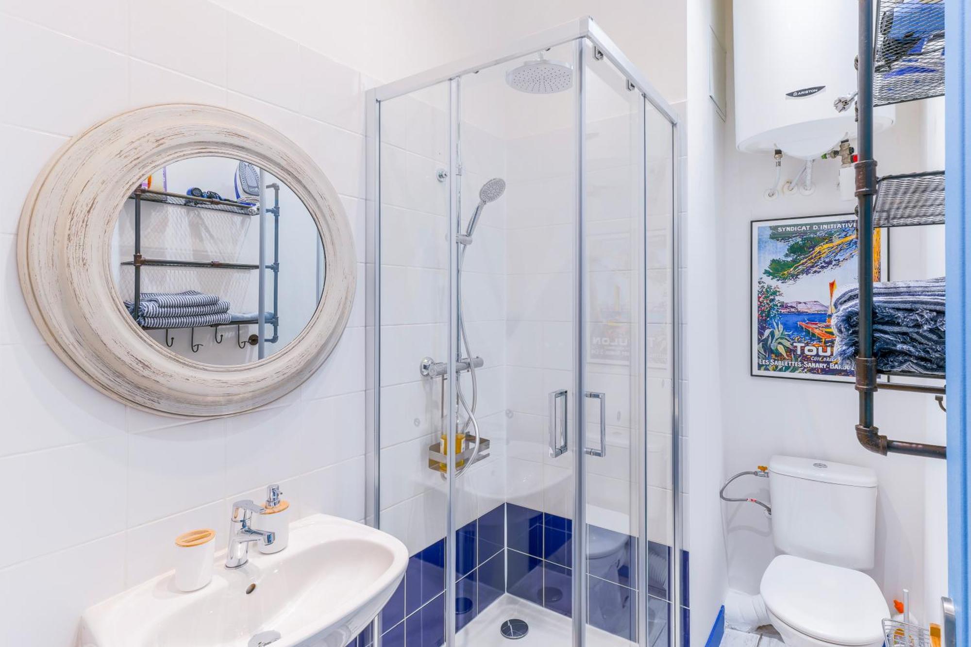 Studio Bleu 29M2, 120M Vieux-Port , Clim ,Wifi, Acces Autonome Avec Code Μασσαλία Εξωτερικό φωτογραφία